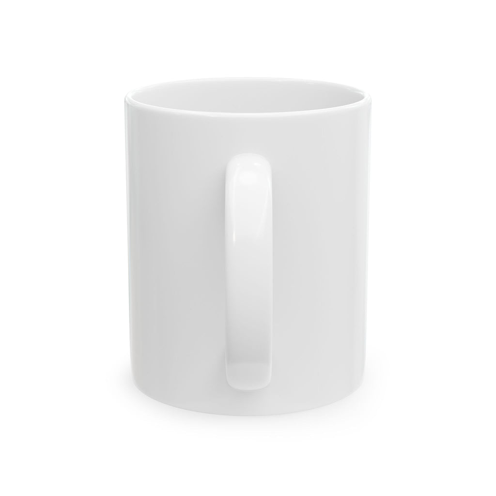 Latte Ceramic Mug — Cute Retro Coffee Graphic (11oz)