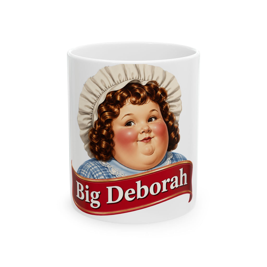 Big Deborah Ceramic Mug — Vintage Kitchen Girl 11oz