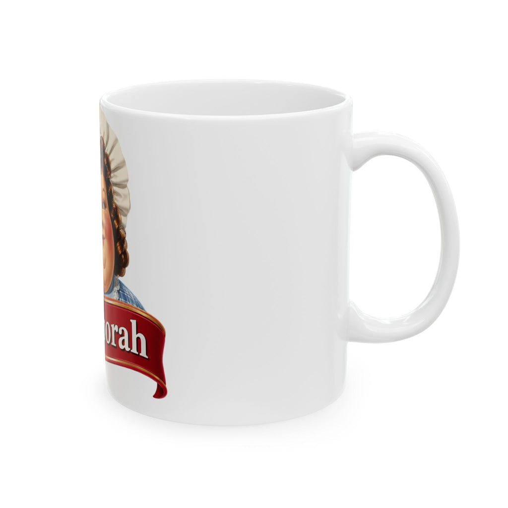Big Deborah Ceramic Mug — Vintage Kitchen Girl 11oz