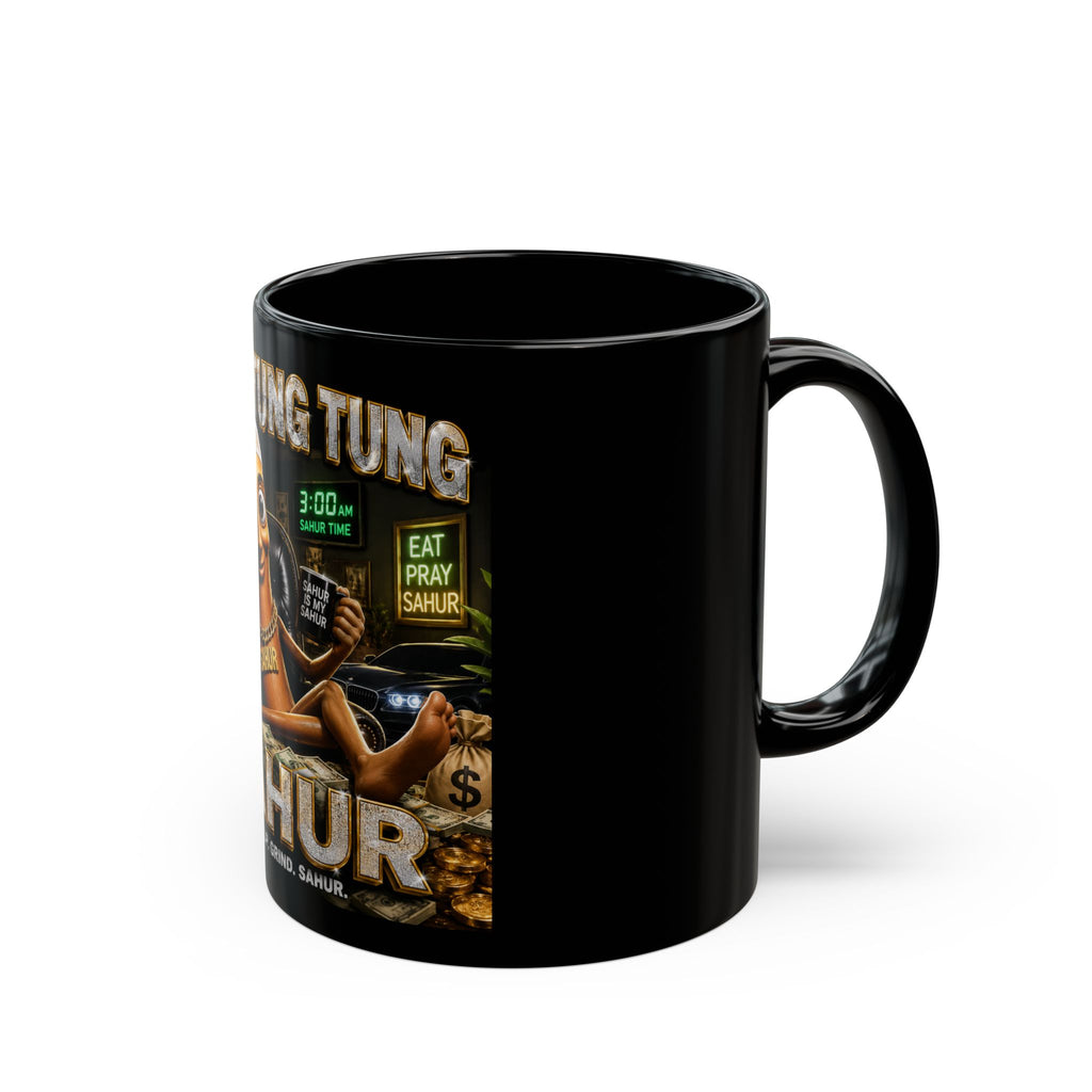 Sahur Mug — "Tung Tung Tung" Ramadan Wake-Up Coffee Mug (11oz)
